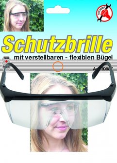 Goggles met verstelbare veren