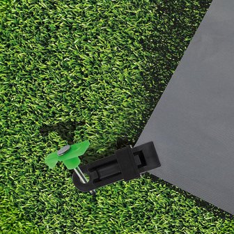 Tenttapijt clips - set van 4 stuks