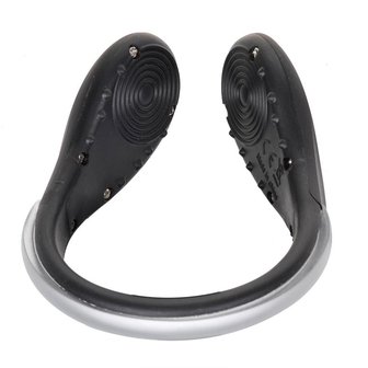 Veiligheids schoenclip LED rood - set van 2 stuks