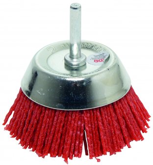 Bgs Technic Nylon Cup Brush, 75 mm, 6 mm Shaft