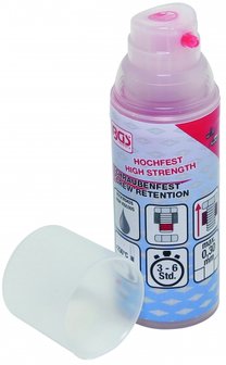 Bgs Technic Schroefvergrendeling Fluid, hoge sterkte, 50g Pump Dispenser