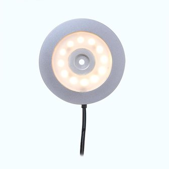 Opbouwspot 12-leds 12V 240lm  dia 55x5,0mm