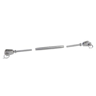 Wantenspanner M5 voor zeil, 2,5mm, A4 RVS AISI 316