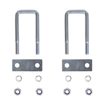 U-beugel 40mm hoekig - set van 2 stuks