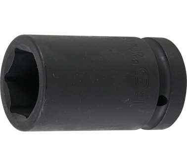 Bgs Technic Krachtdop, 6-kant, diep&nbsp; 25 mm 1 inch Duim 34 mm