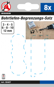 Bgs Technic Boordiepte limiter set 8 delig
