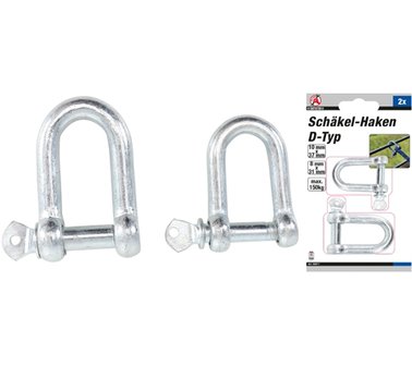 Bgs Technic Shackle set D-type 2 delig