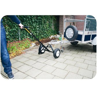 Aanhangwagen trolley rangeerhulp