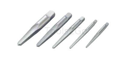 Straight flute screw extractor set 5-delige