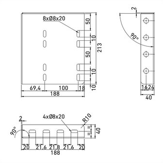 Montageset voor Just boxen