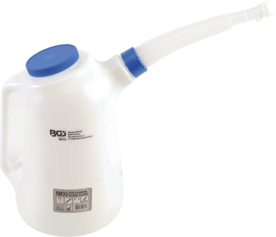 Bgs Technic Schenkkan met flexibele tuit en deksel 8 liter