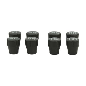 Bandenmarkering ventieldopjes - set van 8 stuks