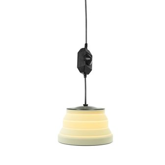 Hanglamp LED opvouwbaar silicone wit &Oslash;20cm