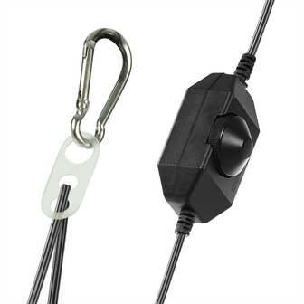 Hanglamp LED opvouwbaar silicone wit  dia 20cm