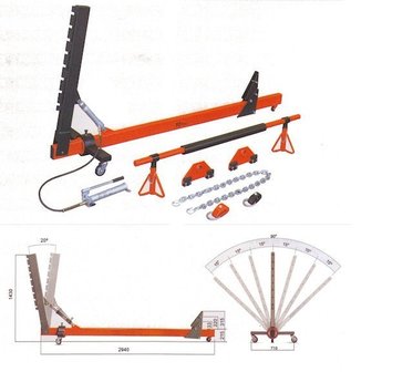 Trekbalk 10 ton zwenkbaar