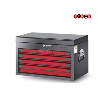 Glory red &amp; black 6-drawer top chestt (glossy paint)