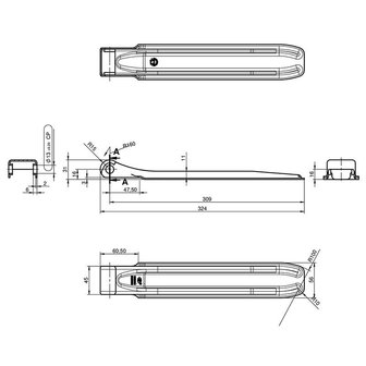 Klepscharnier SPP ZW-01.320A