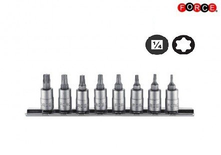 1/4 Doppenset Torx 8-delig