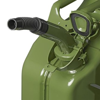 Schenktuit metaal groen flexibel geschikt voor benzine diesel (art. 530080 - 530081 - 530109)