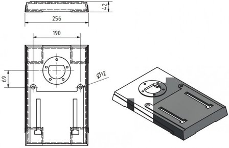 Tafelboormachine diameter 16mm, 565x275x840mm