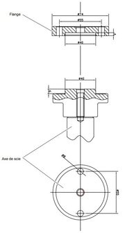 Afkortzaag diameter 315mm