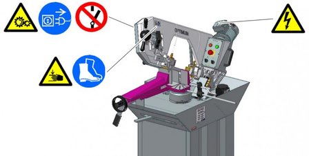 Stationaire bandzaag diameter 170mm - 400V