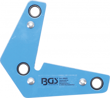 Bgs Technic Magnetische lasklem L-vorm 9 kg