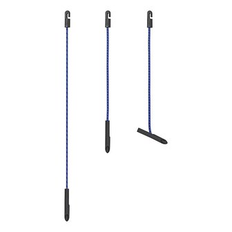 Dekzeil spanner blauw 280mm - set van 4 stuks
