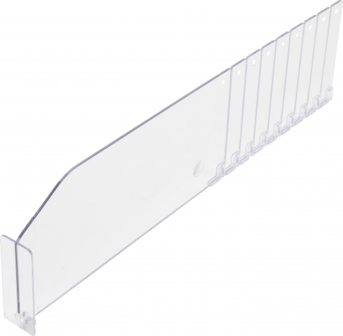 Bgs Technic Kunststof-scheidingsplaat transparant 285 / 480 x 60 mm