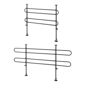 Bagage- &amp; hondenrek 2x2-buizen metaal