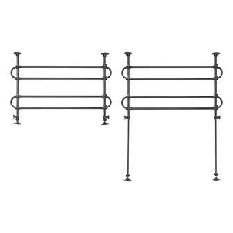 Bagage- &amp; hondenrek 2x2-buizen metaal