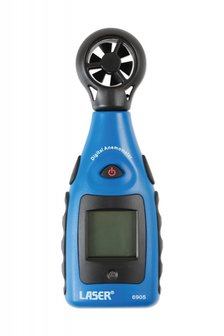 Anemometer en temperatuurmeter