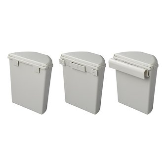 Afvalbak met deksel 6L voor caravan/camper