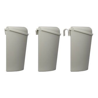 Afvalbak met deksel 6L voor caravan/camper