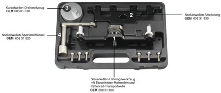 Bgs Technic Timing Chain Montage Tool Set voor Mercedes Motor 651