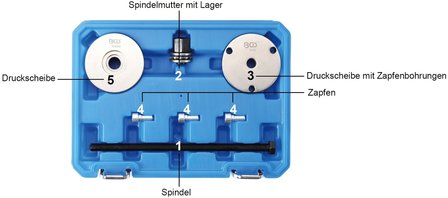 Silentlager gereedschapset voor Fiat