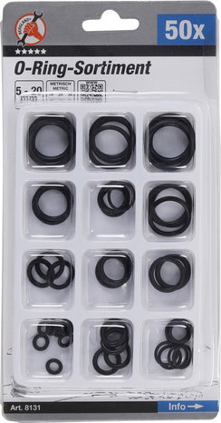 Bgs Technic 50-delige O-Ring Assortiment