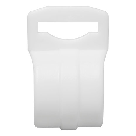 Tentclip voor tentstok 20-25mm met sleuf wit