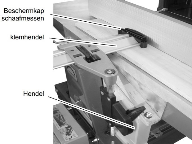 Mobiele schaaf-vandiktebank - 260mm - 3mm