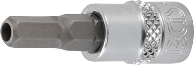 Bgs Technic Dopsleutelbitset 6,3 mm (1/4) binnenzeskant met boring 2 - 7 mm 8-dlg