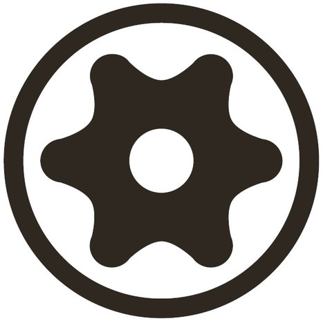 Bgs Technic Bit t7 met gat, 1/4