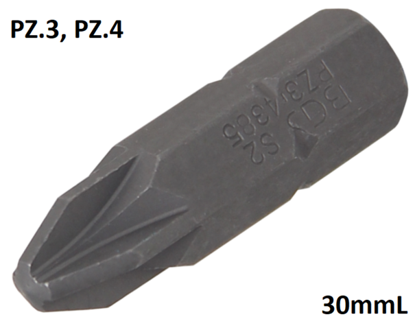 Bgs Technic Pozi bit pz   3, 30 mm lang, 5/16 drive