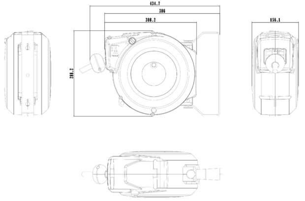 Kabelhaspel 20 m - 3g 2,5 mm²