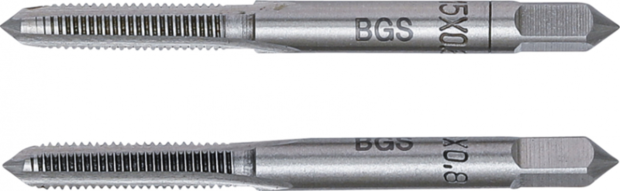 Bgs Technic Draadsnijtap voor- en nasnijder M5 x 0,8 2-dlg