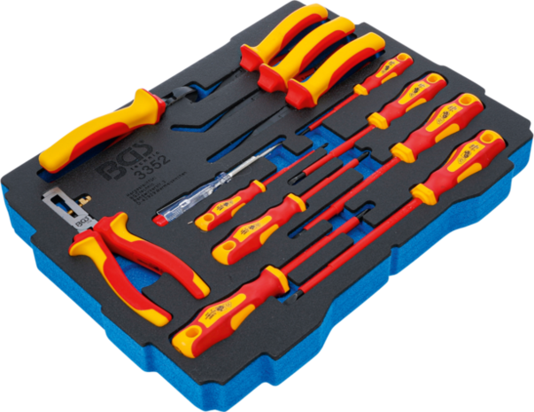 Koffer inlegmodule voor Art. BOXSYS1 & 2: VDE-tangen-/ schroevendraaierset | 13-dlg