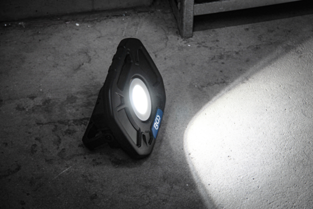 COB-LED-werkspotlamp 40W met geintegreerde speakers