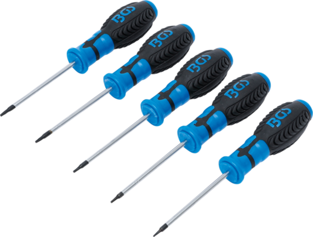 Schroevendraaierset T-profiel (voor Torx) T6 - T10 7-dlg