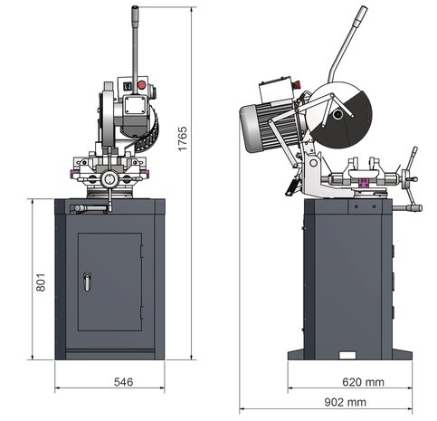 Afkortzaag diameter 275mm