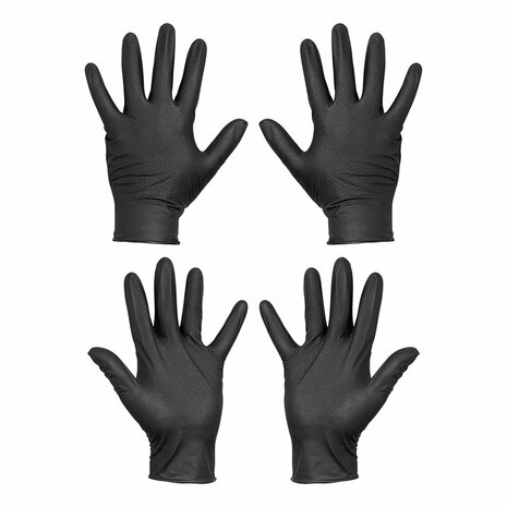 Gripp-It nitril handschoenen L 4 stuks op kaart