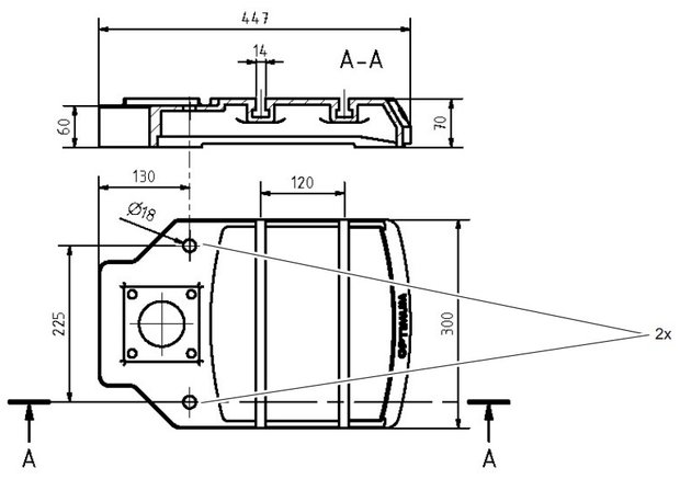 Tafelboormachine vario diameter 24 mm 3x400V